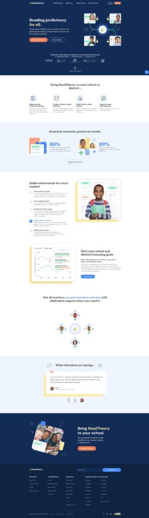 Schools and Districts - Read Theory