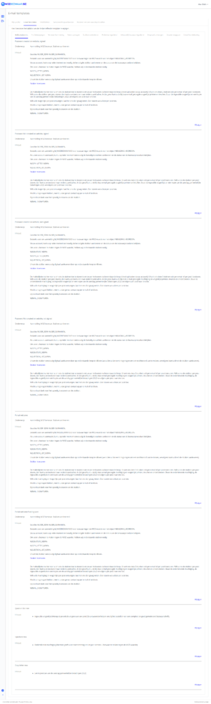 WOZ Platform - Email parser settings