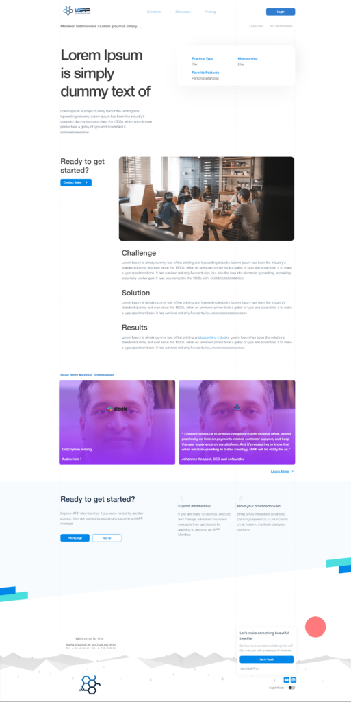 IAPP - testimonial single